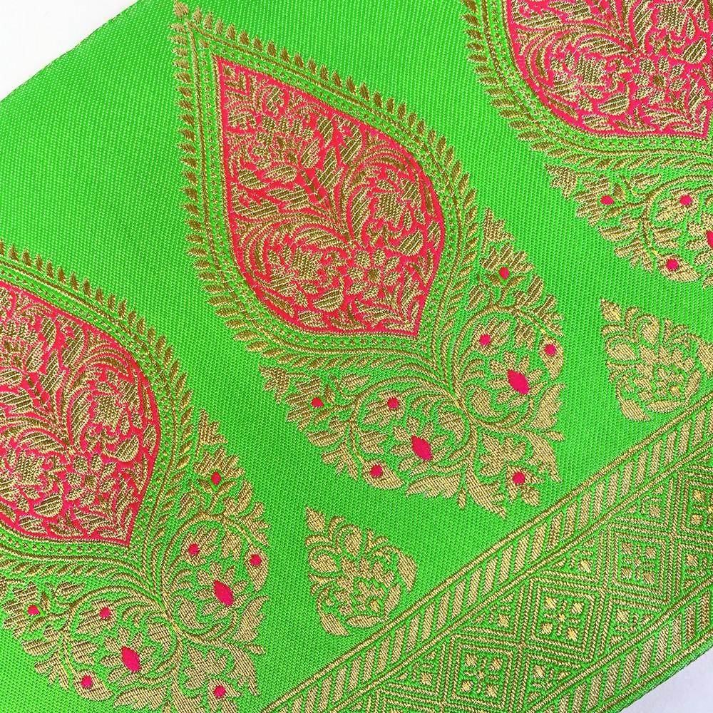 205 mm Designer Banarasi Jacquard Lace, view 13