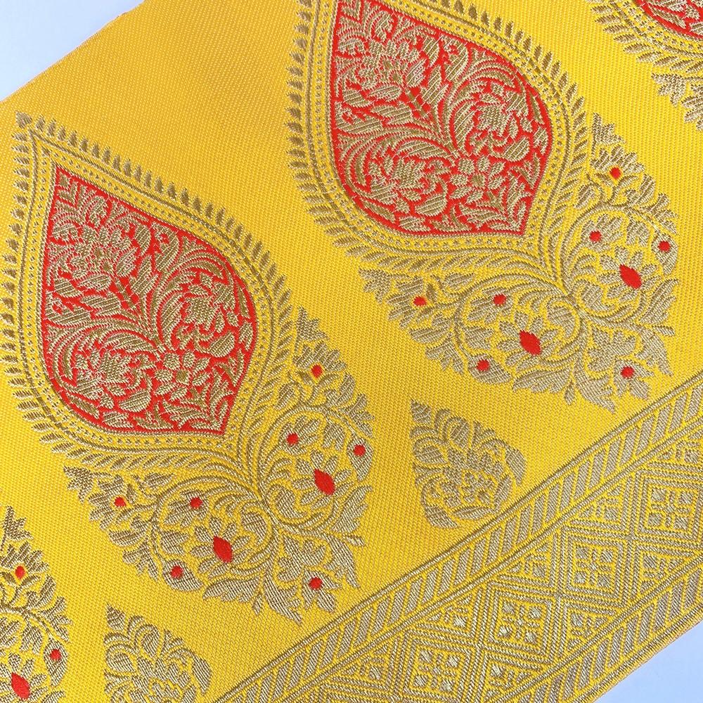 205 mm Designer Banarasi Jacquard Lace, view 19
