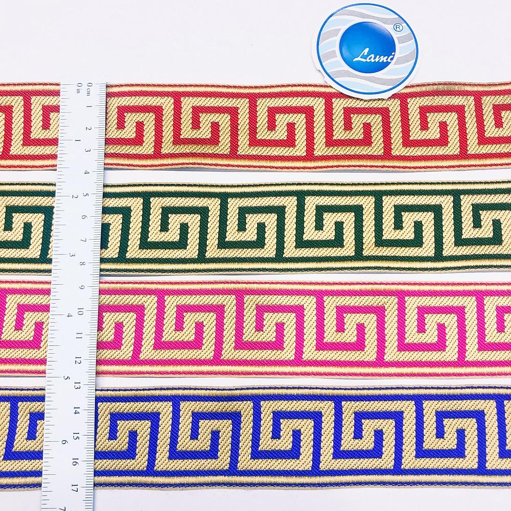 40mm Designer Jacquard Ribbon, view 1
