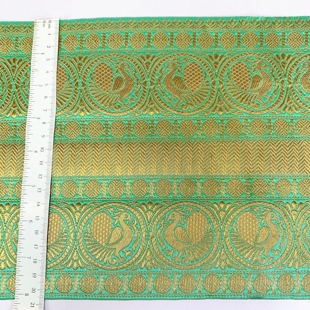 205 mm Designer Banarasi Jacquard Lace, view 6