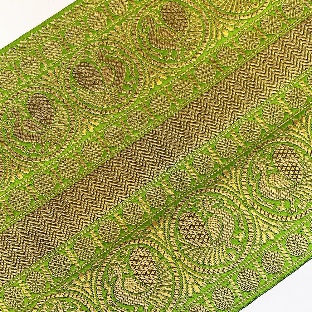 205 mm Designer Banarasi Jacquard Lace, view 9