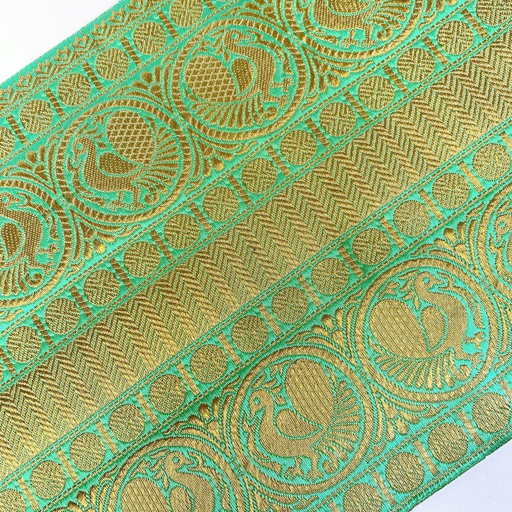 205 mm Designer Banarasi Jacquard Lace, view 7