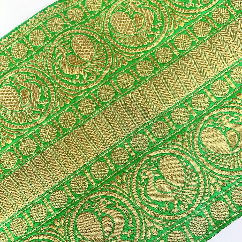 205 mm Designer Banarasi Jacquard Lace, view 15
