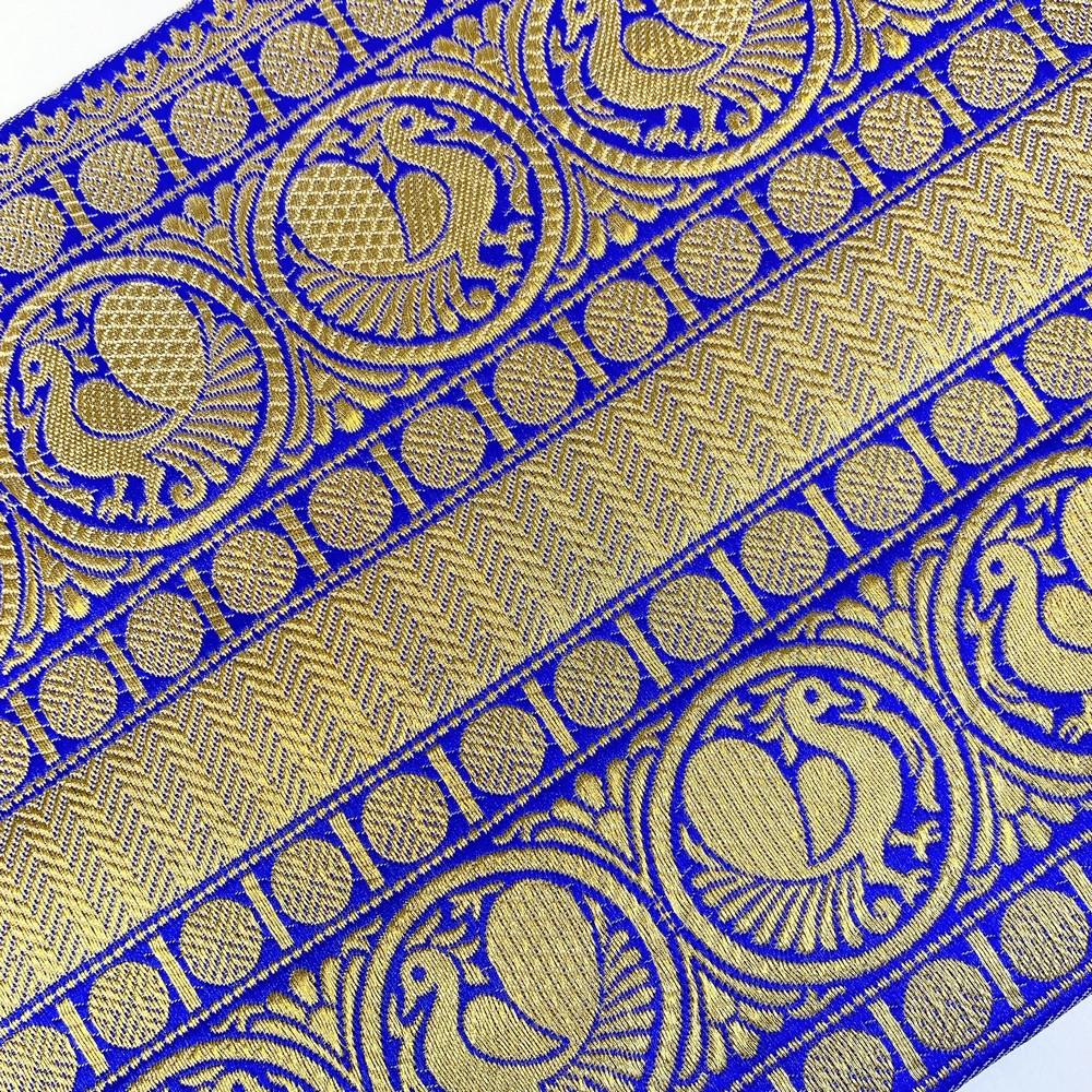 205 mm Designer Banarasi Jacquard Lace, view 17