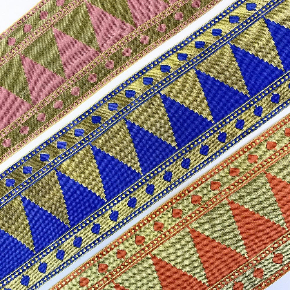 92 mm Designer Banarsi Jacquard Lace, view 3