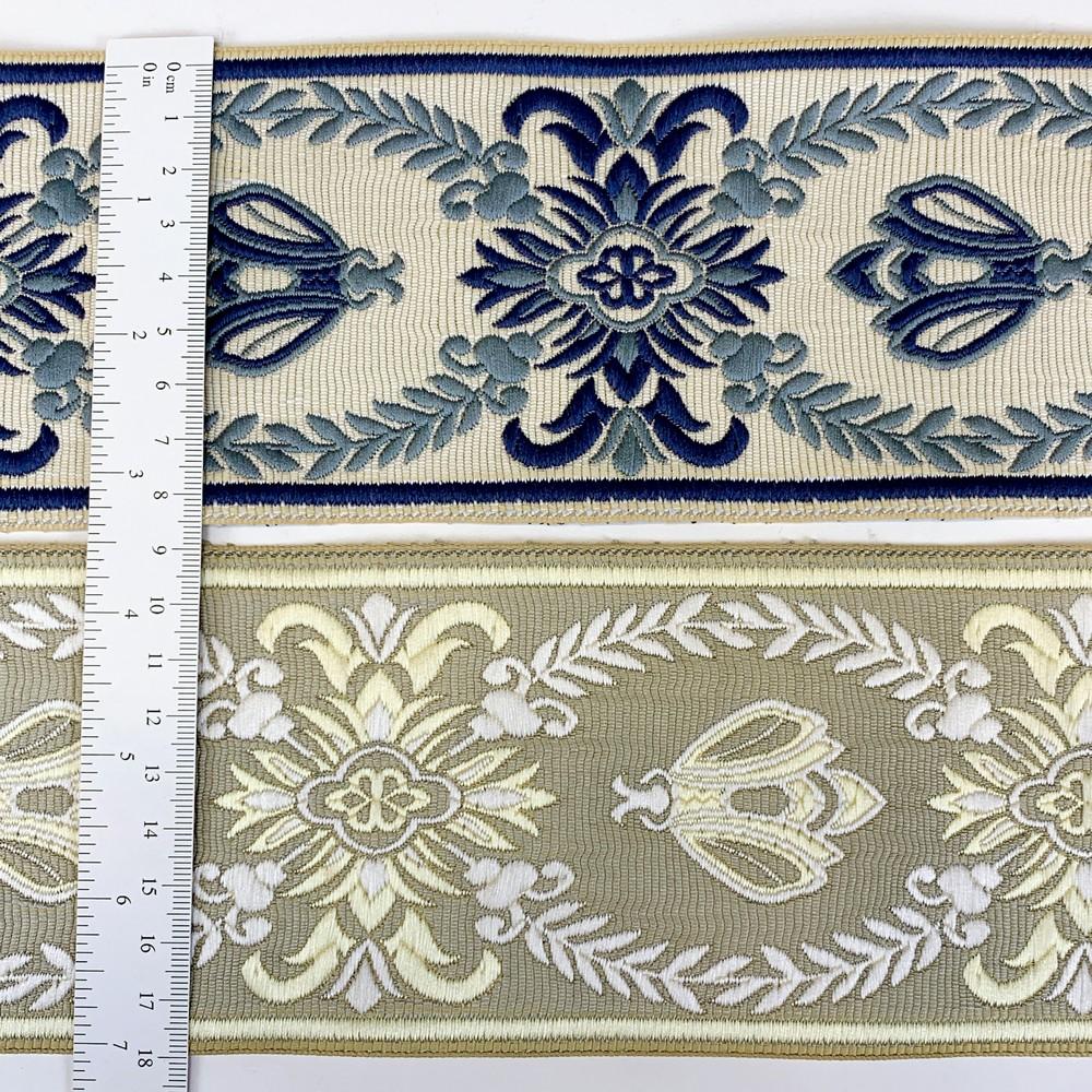 90mm Luxurious Floral & Bee Tapestry Tape, view 3
