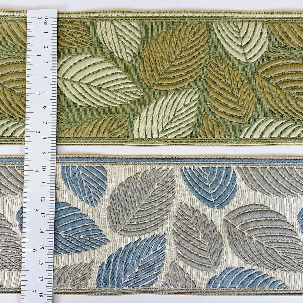 90mm Elegant Leaf Pattern Tapestry Tapes, view 2