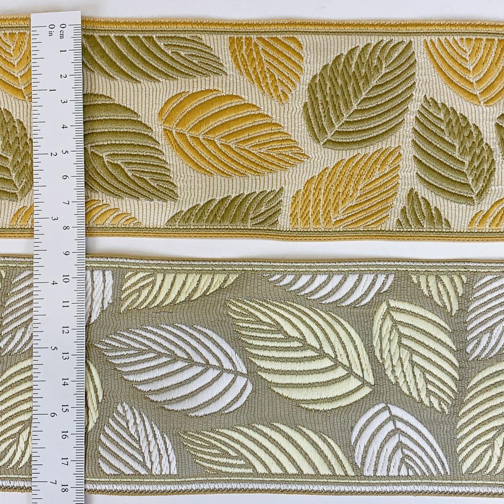 90mm Elegant Leaf Pattern Tapestry Tapes, view 6