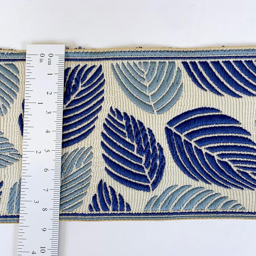 90mm Elegant Leaf Pattern Tapestry Tapes, view 4