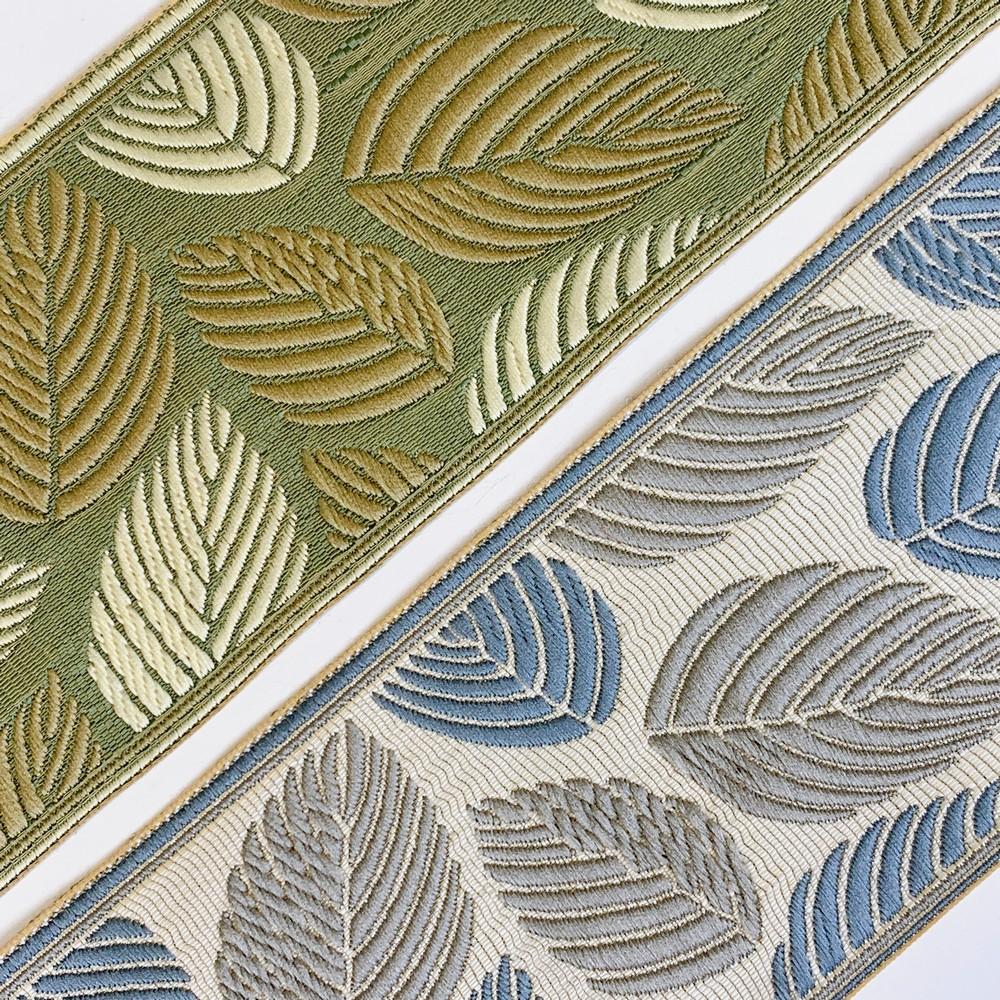 90mm Elegant Leaf Pattern Tapestry Tapes, view 3