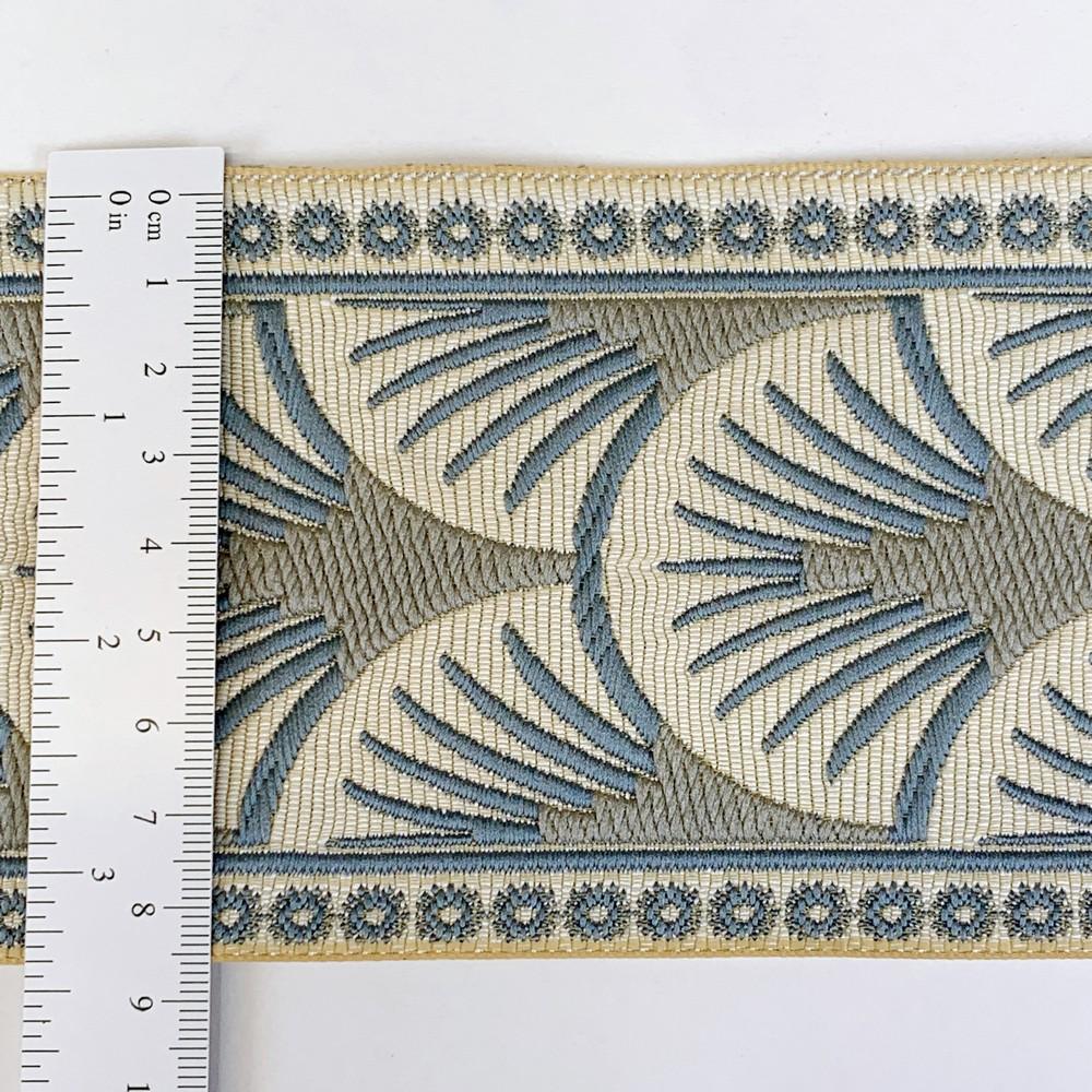 90mm Art Deco Palm Tapestry Tape, view 3