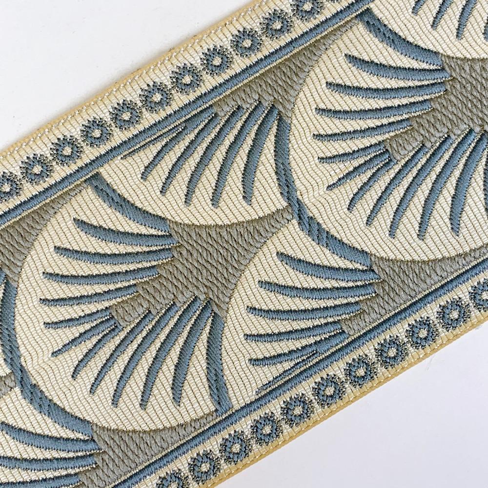 90mm Art Deco Palm Tapestry Tape, view 5