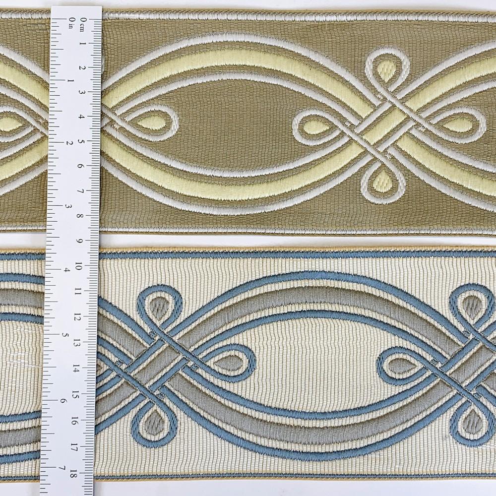 90mm Ornate Loop Design Tapestry Trim, view 4