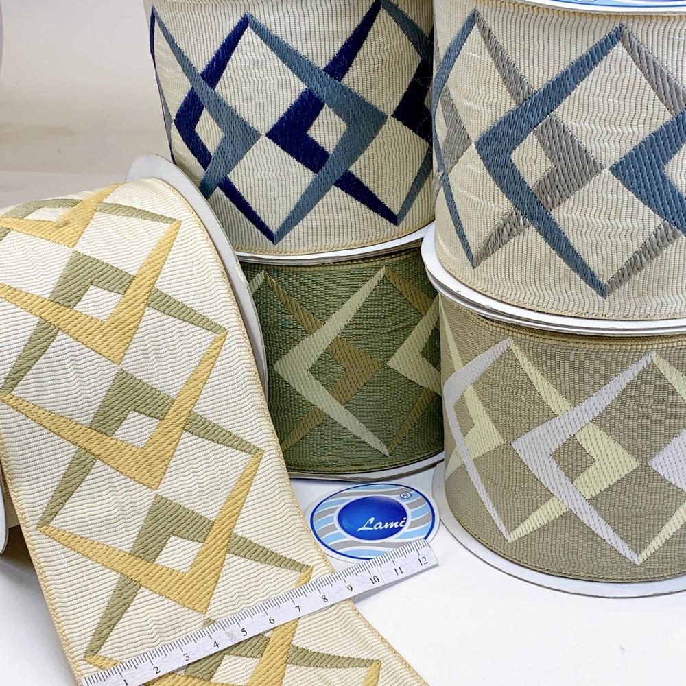 90mm Geometric Elegance Tapestry Tape, view 1