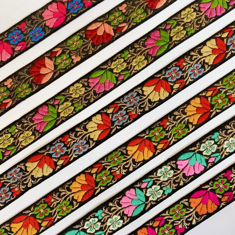 20 mm Designer Colourful Jacquard Ribbon, view 3