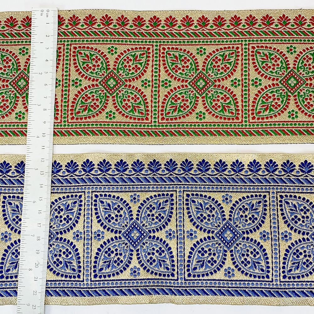 110mm Navratri Special Designer Banarasi Lace, view 4