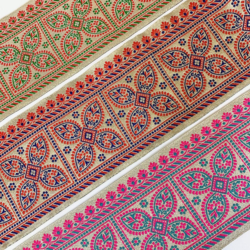 110mm Navratri Special Designer Banarasi Lace, view 5