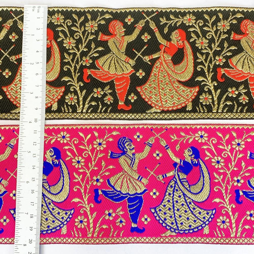 100mm Navratri Special Designer Banarasi Lace, view 3