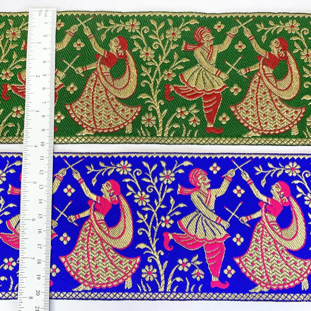 100mm Navratri Special Designer Banarasi Lace, view 5