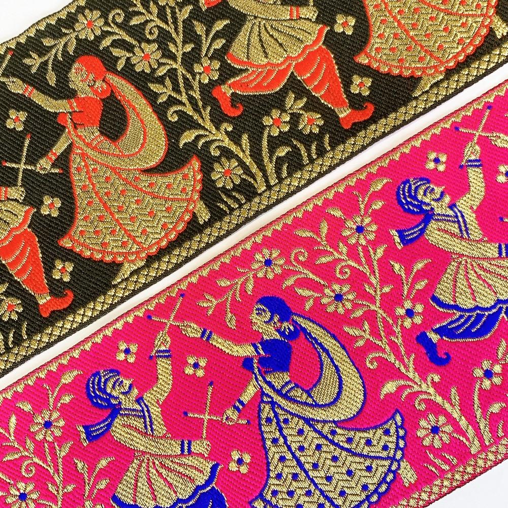 100mm Navratri Special Designer Banarasi Lace, view 7