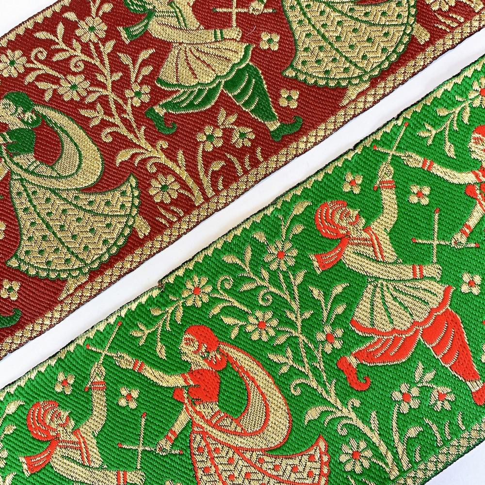 100mm Navratri Special Designer Banarasi Lace, view 8