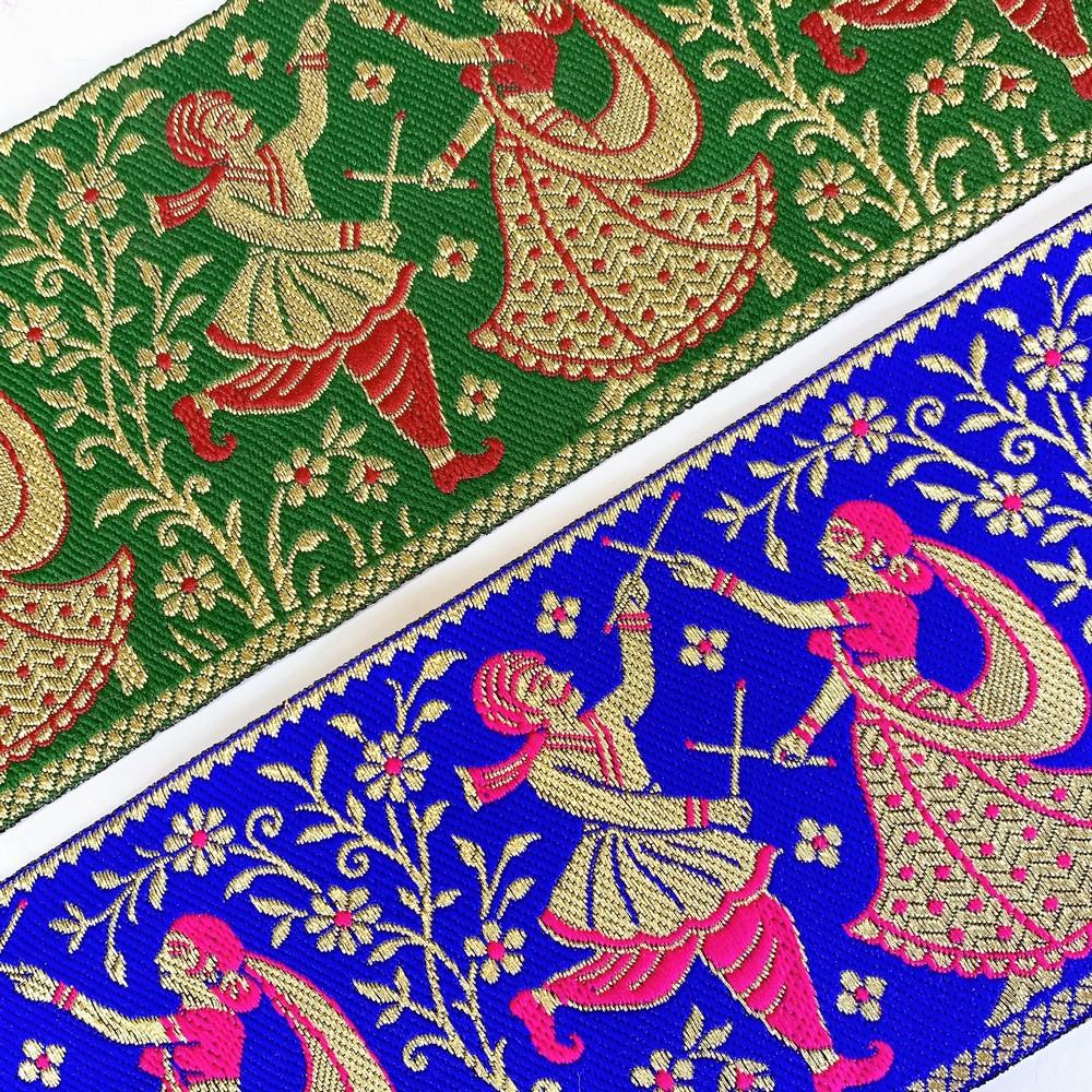 100mm Navratri Special Designer Banarasi Lace, view 9