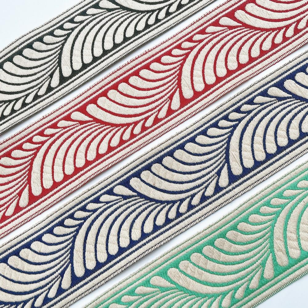 58mm Wide Botanical Leaf Pattern Lace Border for Sewing, Garments, DIY Crafts & Home Decor, view 6