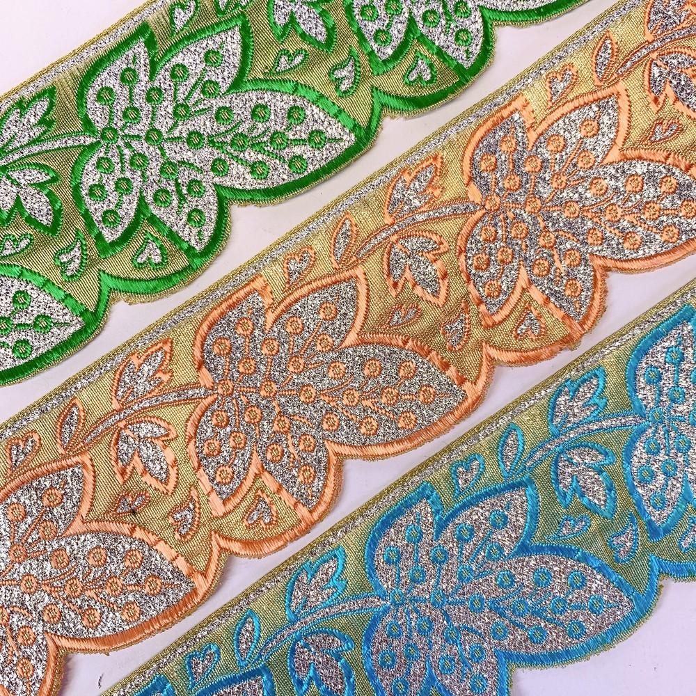 52 mm Designer Pan Cutwork Jacquard Ribbons, view 7