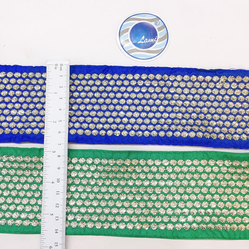 68 mm Star Design Embroidery Lace, view 2
