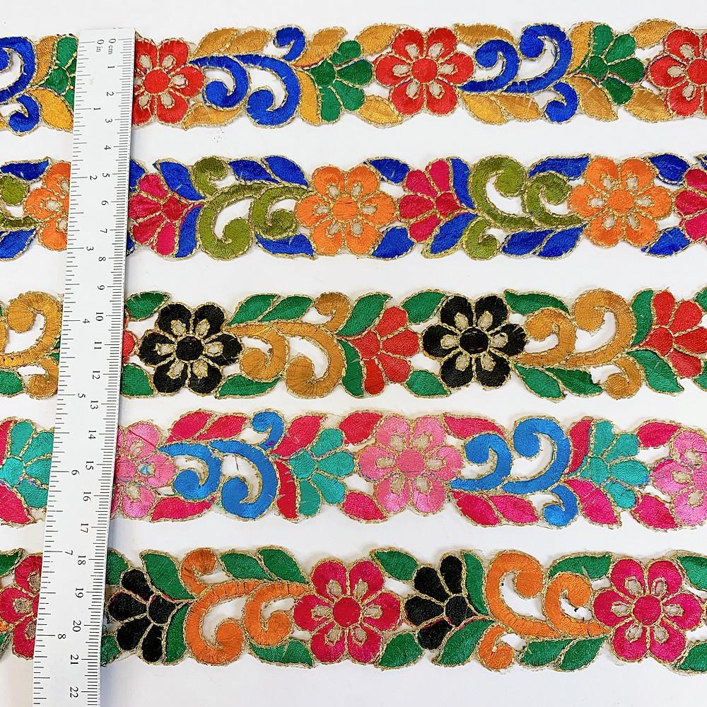 25mm Designer Cutwork Embroidery Lace, view 1