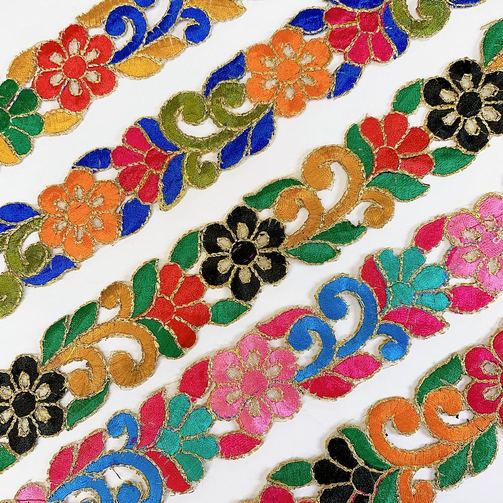 25mm Designer Cutwork Embroidery Lace, view 3