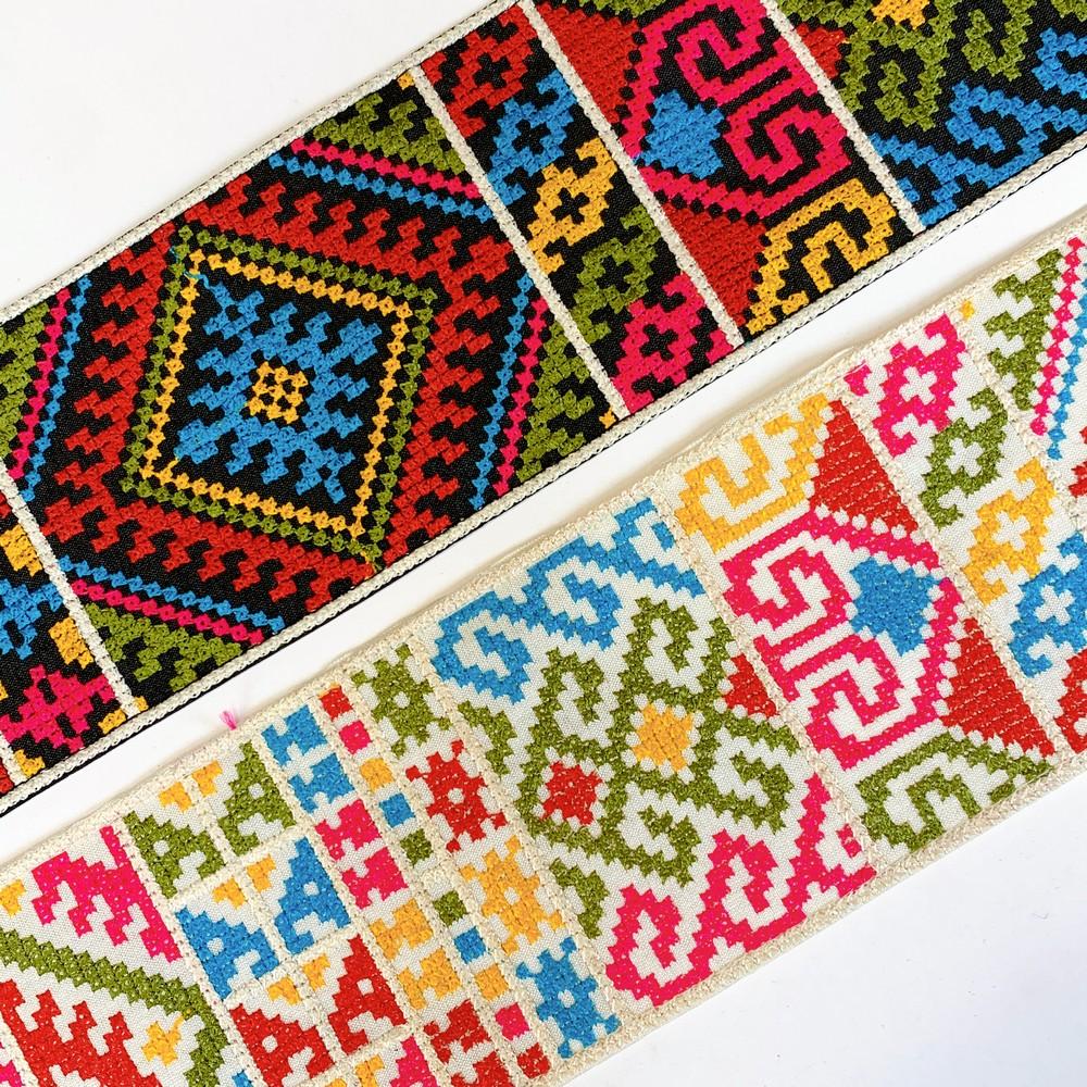 Lami 80mm Designer Crossstitch Embroidery Lace, view 3