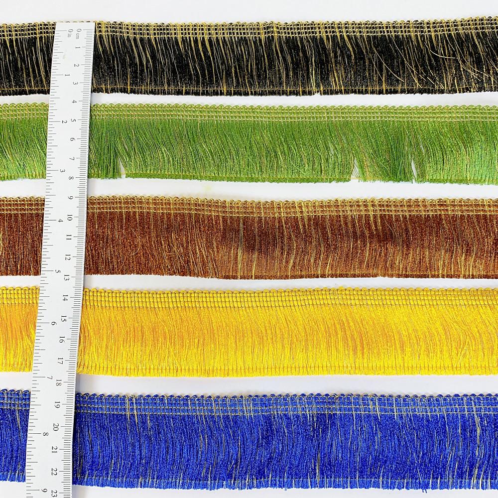 38 mm Designer Metallic Fringe, view 2