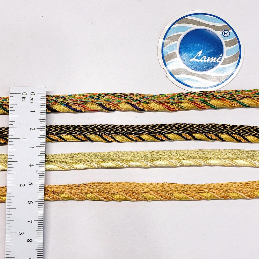 10mm Colour Knitted Decorative Ribbon, view 1
