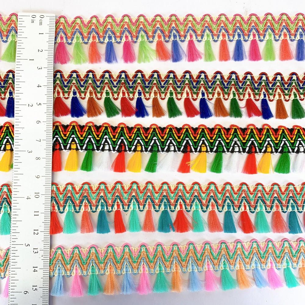 26 mm Designer Metallic Fringe, view 3