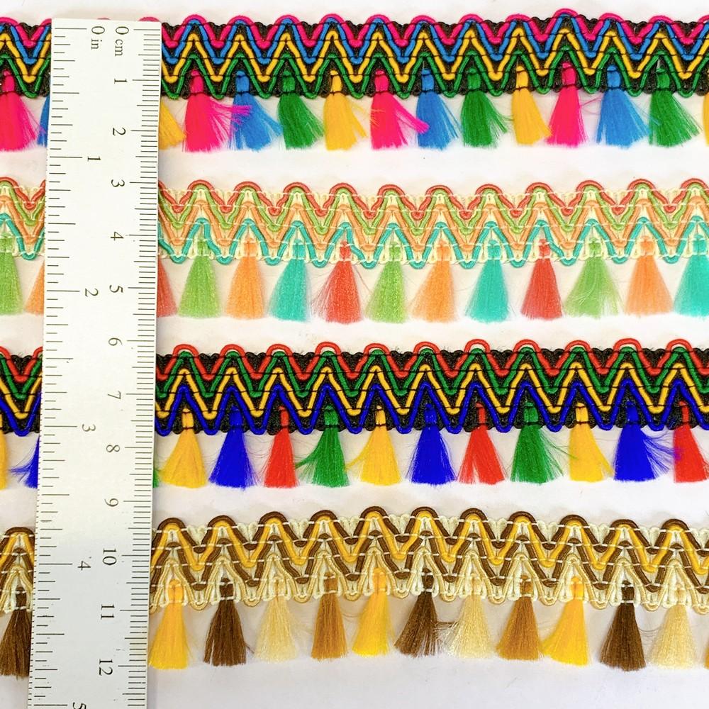 26 mm Designer Metallic Fringe, view 4