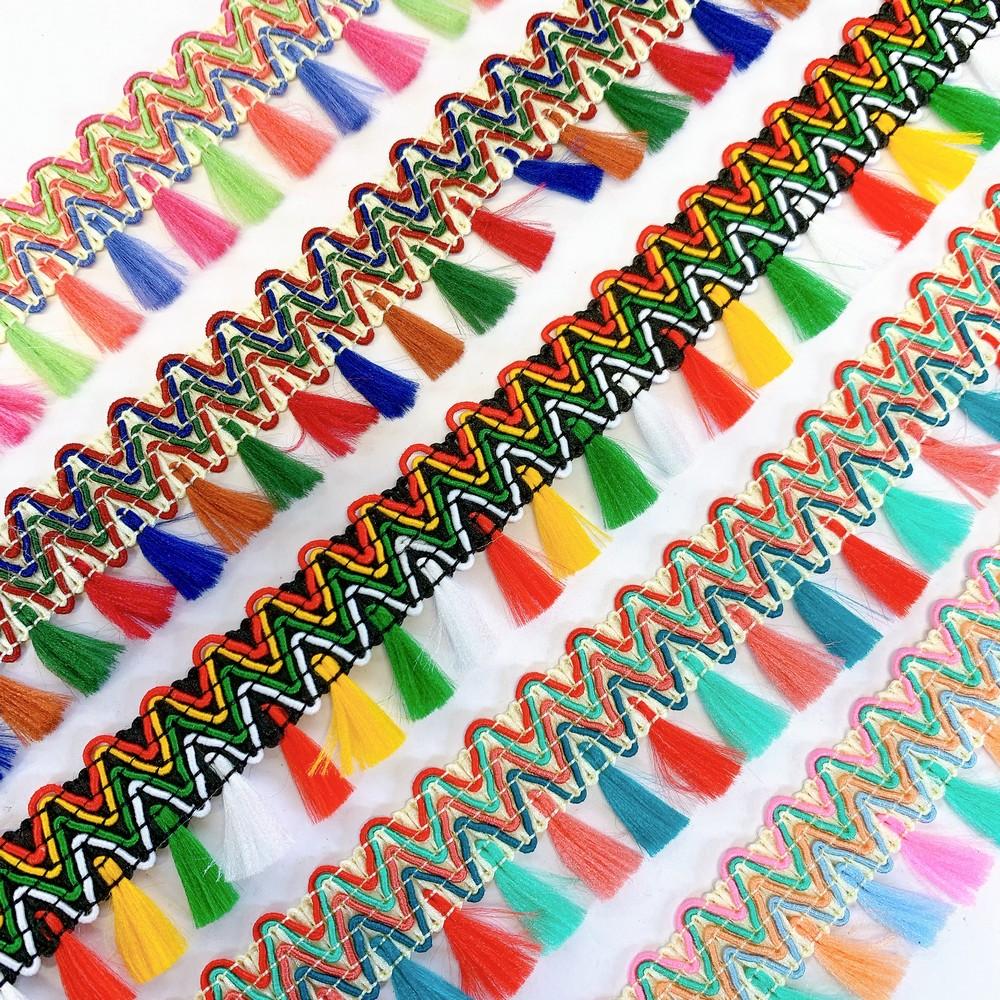 26 mm Designer Metallic Fringe, view 5