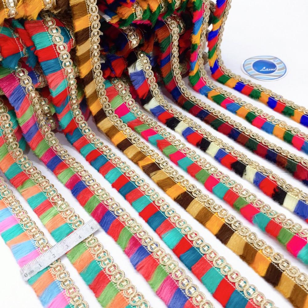 22 mm Designer Metallic Fringe, view 1