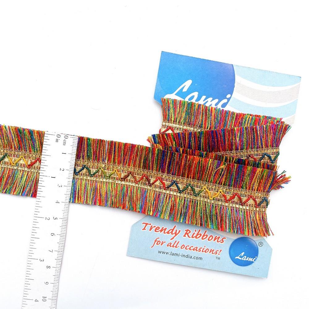 40mm Thread Fringe Ribbon – 1 Meter Pack, view 1