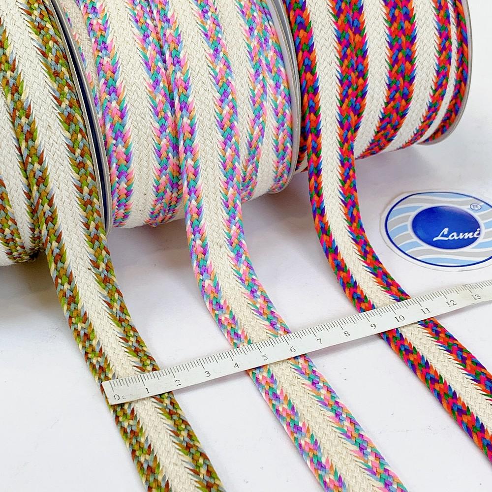 22mm Braided Trim Ethnic Lace for Garments & Crafts, view 1