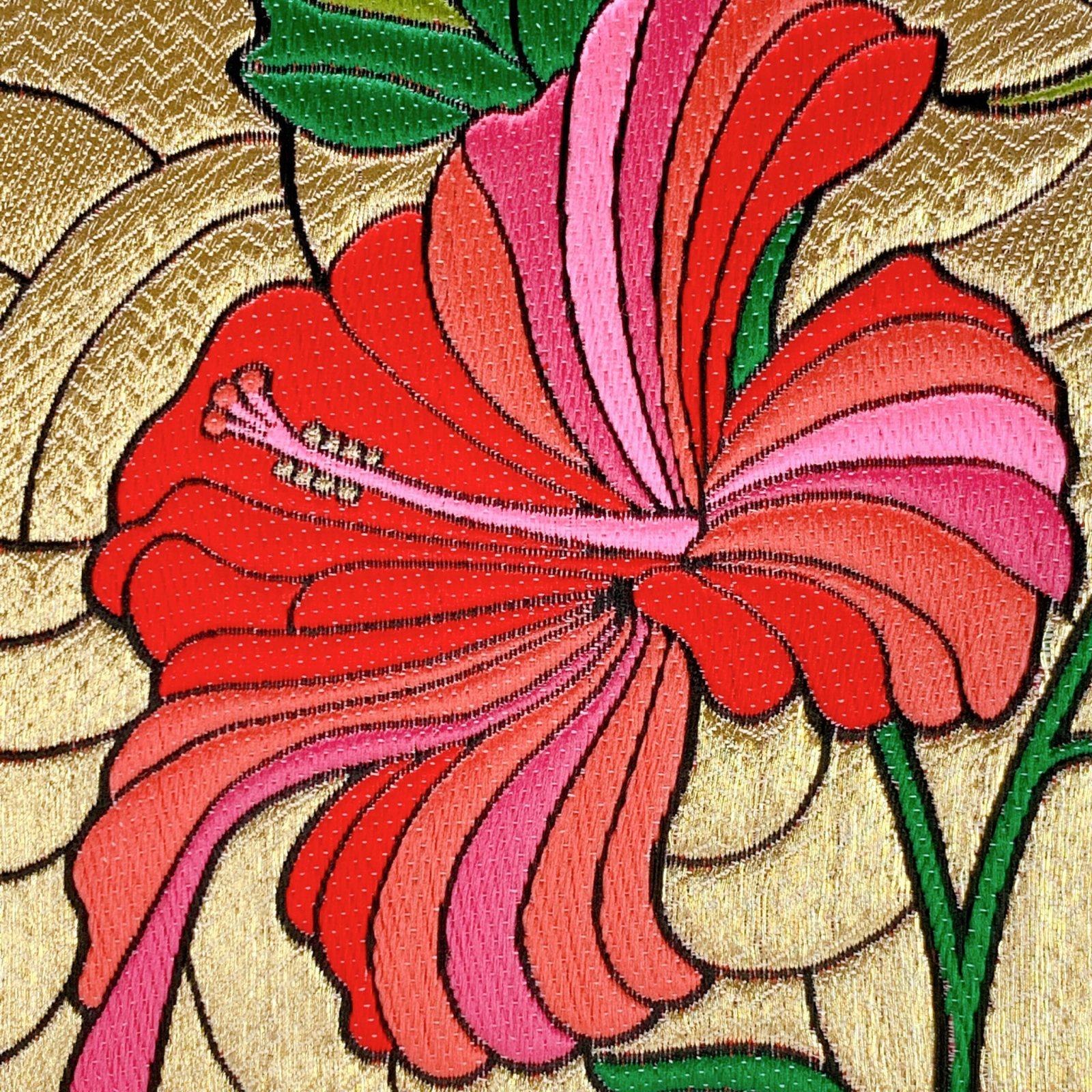 Flower Art Decor, Woven Flower Frame, Multicolour Flowers Painting, Wall Hanging Painting, Festival Gift ideas, Wall Design, Indian Deity, view 1