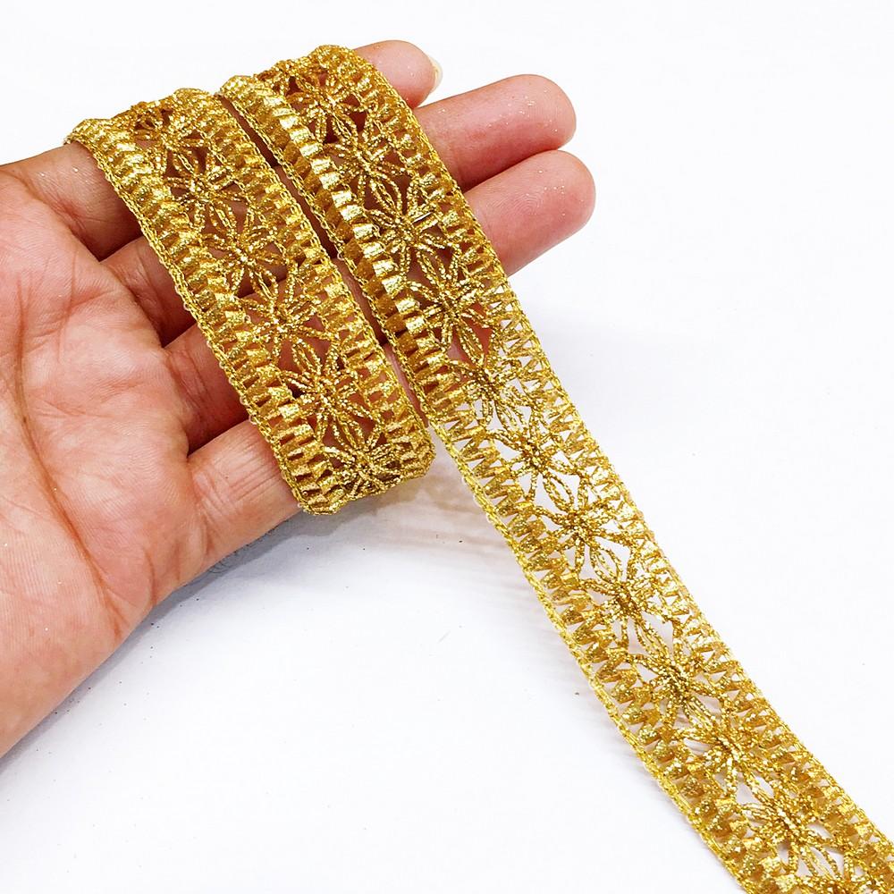 23 mm Knitted Decorative Ribbon, shown on white cotton